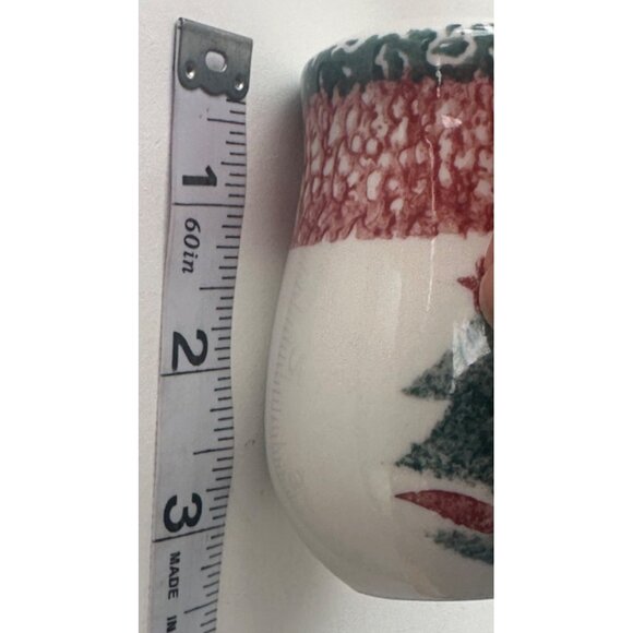 Gibson Housewares Christmas Tree Salt & Pepper Shakers Ceramic 3.5" Tall - Picture 8 of 10